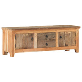 TV Cabinet 120x30x40 cm Solid Acacia Wood and Reclaimed Wood - Extra Image