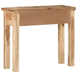 Console Table 90.5x30x75cm Solid Acacia Wood and Reclaimed Wood - Top-Down View
