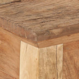 Console Table 90.5x30x75cm Solid Acacia Wood and Reclaimed Wood - Rear View