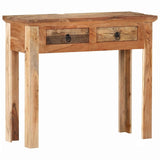 Console Table 90.5x30x75cm Solid Acacia Wood and Reclaimed Wood