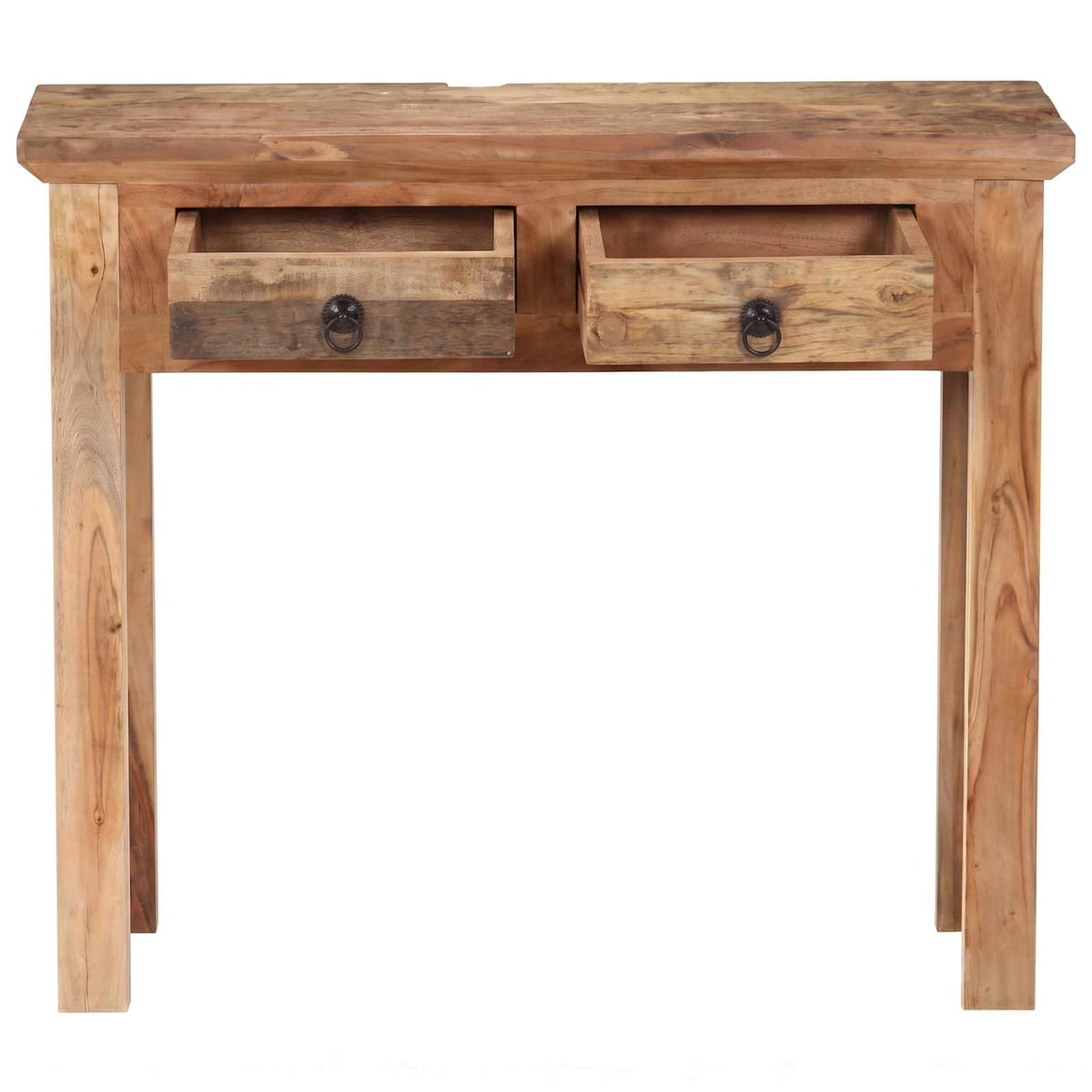 Console Table 90.5x30x75cm Solid Acacia Wood and Reclaimed Wood