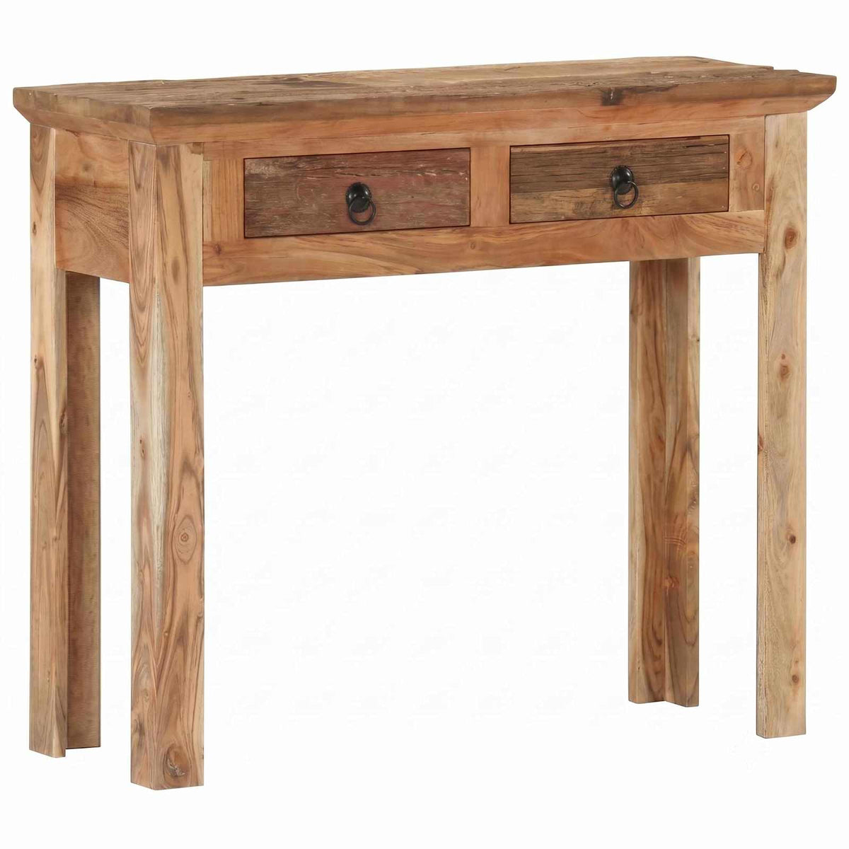 Console Table 90.5x30x75cm Solid Acacia Wood and Reclaimed Wood
