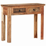 Console Table 90.5x30x75cm Solid Acacia Wood and Reclaimed Wood