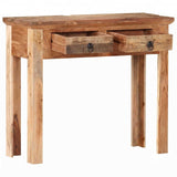 Console Table 90.5x30x75cm Solid Acacia Wood and Reclaimed Wood