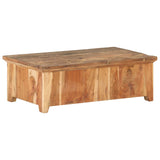 Coffee Table 90x50x31 cm Solid Reclaimed Wood - Top-Down View