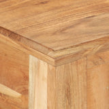 Desk 110x50x75 Cm Solid Reclaimed Wood - Rear View