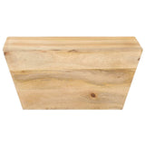 Coffee Table V-shape 66x66x30 cm Solid Mango Wood - Front View