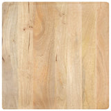 Coffee Table V-shape 66x66x30 cm Solid Mango Wood - Top-Down View