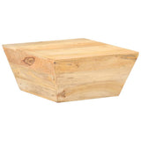 Coffee Table V-shape 66x66x30 cm Solid Mango Wood - Low Angle