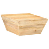 Coffee Table V-shape 66x66x30 cm Solid Mango Wood - Extra Image