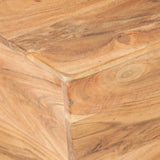Coffee Table V-shape 66x66x30 cm Solid Acacia Wood - 45-Degree Angle