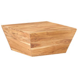 Coffee Table V-shape 66x66x30 cm Solid Acacia Wood - Close-Up Angle