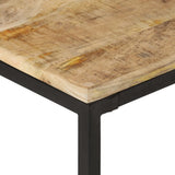 Nesting Coffee Tables 2 pcs Solid Mango Wood - Top-Down View
