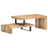 2 Piece Coffee Table Set Solid Mango Wood - Extra Image
