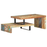 2 Piece Coffee Table Set Solid Reclaimed Wood - Extra Image