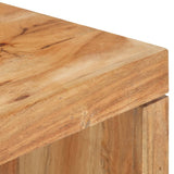 2 Piece Coffee Table Set Solid Acacia Wood - 45-Degree Angle