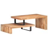 2 Piece Coffee Table Set Solid Acacia Wood - Extra Image