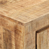 Sideboard 175x40x75 cm Rough Mango Wood - 45-Degree Angle