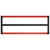 Work Bench Frame Metal 150x57x79 cm Black and Red
