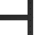 Work Bench Frame Metal 80x57x79 cm Black and Red