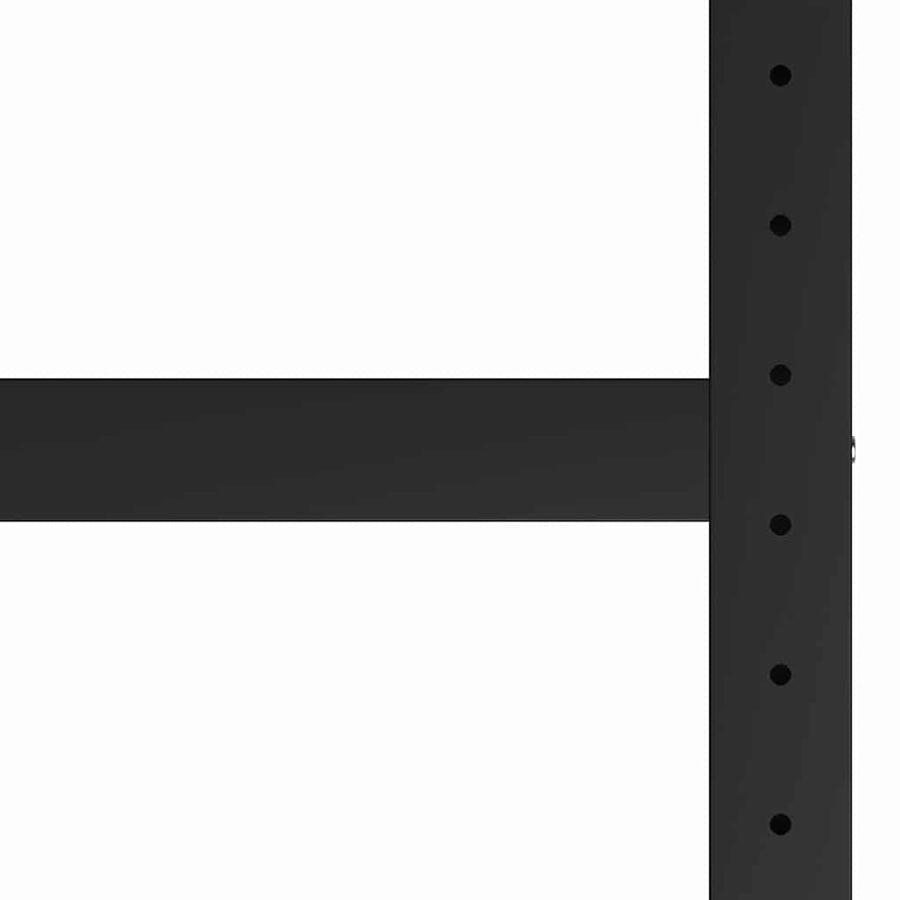 Work Bench Frame Metal 175x57x79 cm Black and Red
