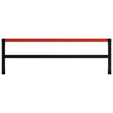 Work Bench Frame Metal 175x57x79 cm Black and Red