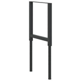 Adjustable Work Bench Frames 2 pcs Metal 55x(69-95.5) cm Black - Top-Down View