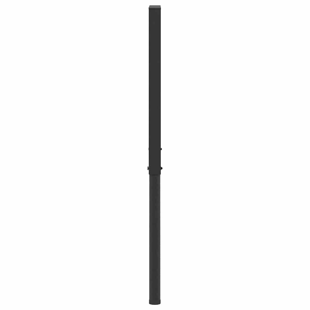 Adjustable Work Bench Frames 2 pcs Metal 55x(69-95.5) cm Black