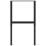 Adjustable Work Bench Frames 2 pcs Metal 55x(69-95.5) cm Black