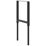 Adjustable Work Bench Frames 2 pcs Metal 55x(69-95.5) cm Black - Close-Up Angle