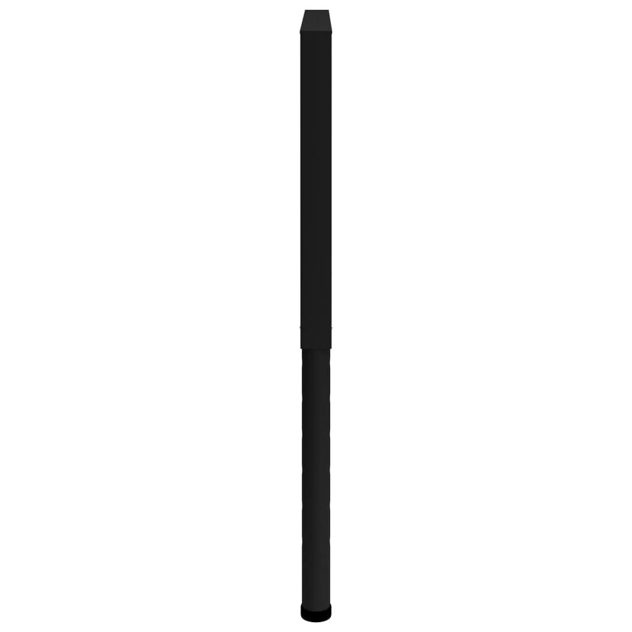 Adjustable Work Bench Frames 2 pcs Metal 85x(69-95.5) cm Black