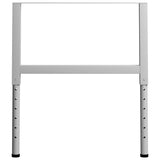 Adjustable Work Bench Frames 2 pcs Metal 85x(69-95.5) cm Grey - Top-Down View