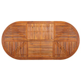 Garden Table 201x100x75 cm Solid Acacia Wood