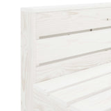 Garden Pallet Sofa White Wood