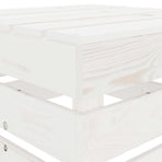 Garden Pallet Table White Wood