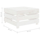Garden Pallet Table White Wood