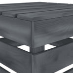 Garden Pallet Table Grey Wood