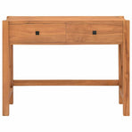 Desk with 2 Drawers 100x40x75 cm Teak Wood