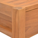 Desk with 2 Drawers 100x40x75 cm Teak Wood