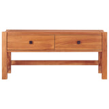 TV Cabinet 100x40x45 cm Teak Wood - Side View