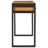 Desk with 2 Drawers 100x40x75 cm Teak Wood