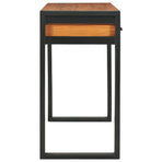 Desk with 2 Drawers 100x40x75 cm Teak Wood