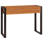 Desk with 2 Drawers 100x40x75 cm Teak Wood