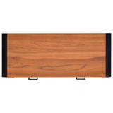 Desk with 2 Drawers 100x40x75 cm Teak Wood