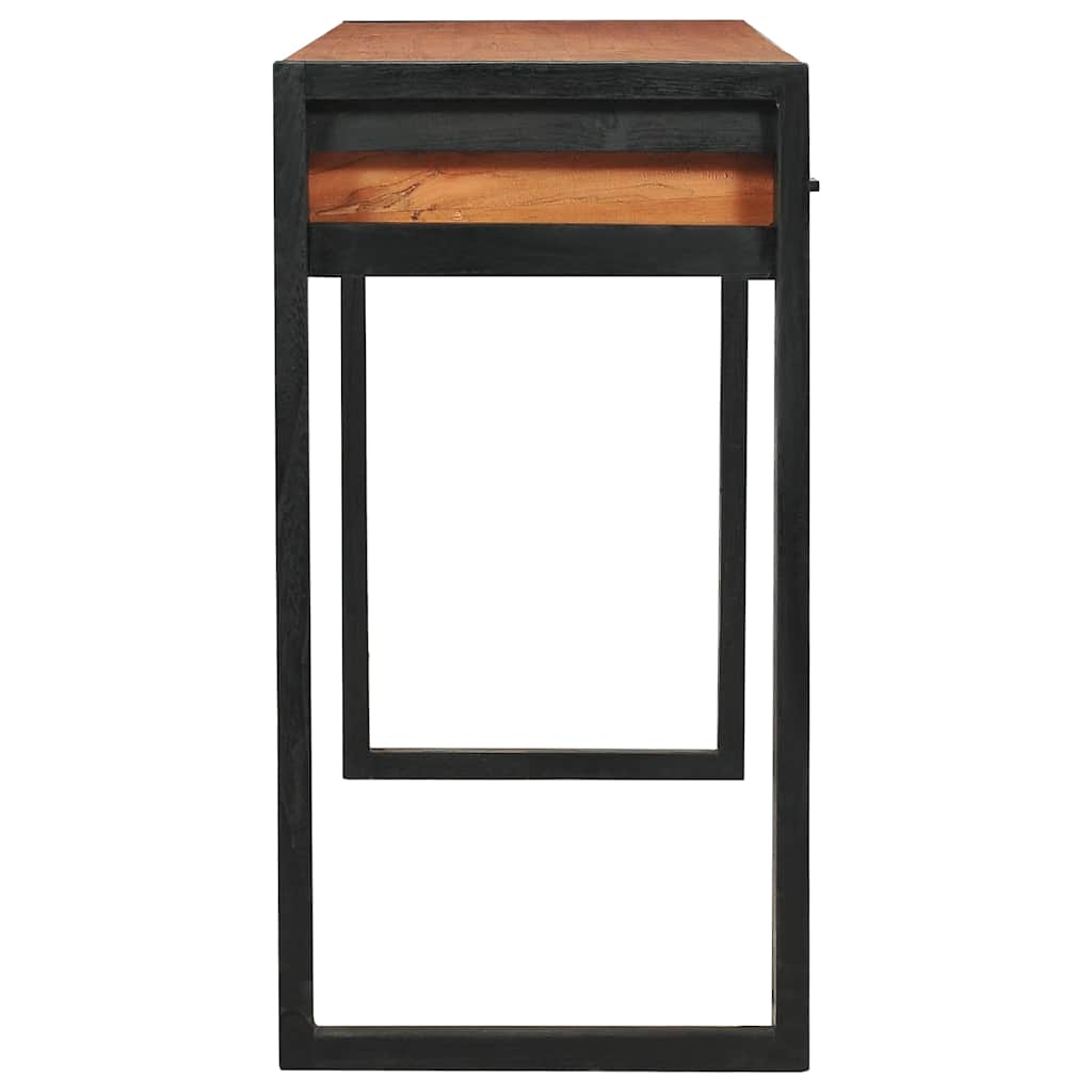 Desk with 2 Drawers 140x40x75 cm Teak Wood