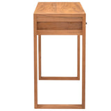 Desk with 2 Drawers 100x40x75 cm Teak Wood