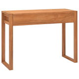Desk with 2 Drawers 100x40x75 cm Teak Wood - 45-Degree Angle