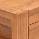 Desk with 2 Drawers 100x40x75 cm Teak Wood - Low Angle