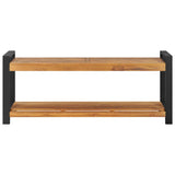 Bench 120 cm Solid Teak Wood - Front View