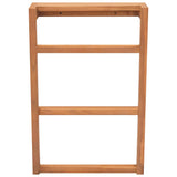 Towel Racks 2 pcs Solid Teak Wood - Side View